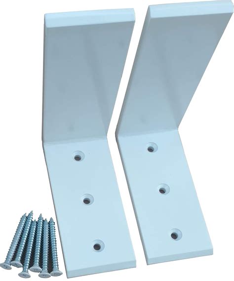 heavy duty white metal l brackets|metal l bracket with holes.